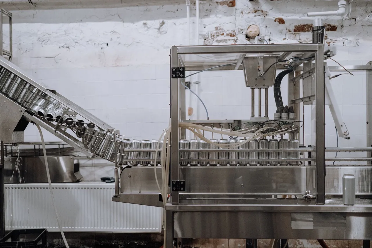 Produktionslinie in der Lebensmittelindustrie